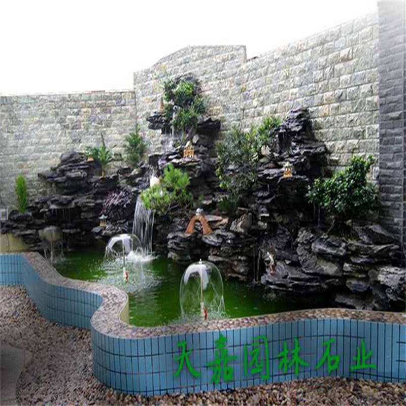七台河小庭院水景设计